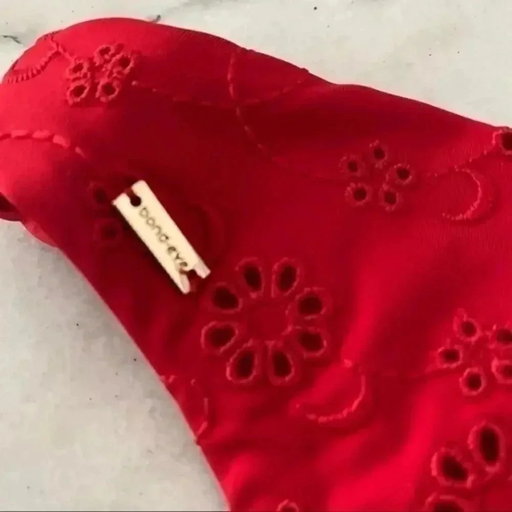 Bound by Bond Eye Red Bikini Bottom B79